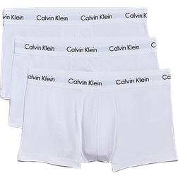 Calvin Klein Cotton Stretch Low Rise Trunks 3-pack - White