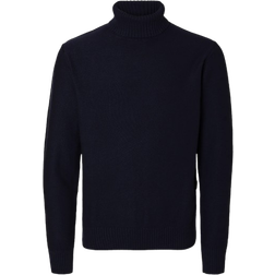 Selected Roller Collar Knitted