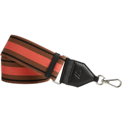 Markberg Finley Bag Strap Silver - Chestnut/Grenadine