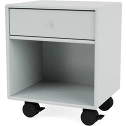 Montana Furniture Dream Oyster/Black Bedside Table 30x35.4cm