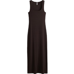 H&M Sleeveless Maxi Dress - Dark Brown