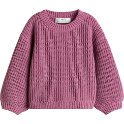 H&M Chenille Knit Jumper - Dark Pink (1294359002)