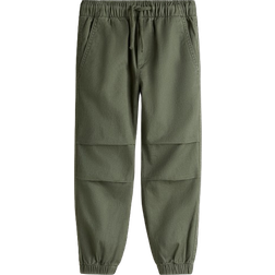H&M Joggers i Twill - Kakigrøn