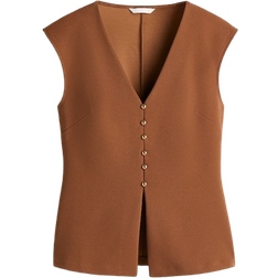 H&M Interlock Waistcoat - Brown