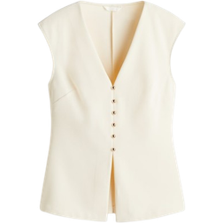 H&M Interlock Waistcoat - Cream