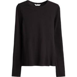 H&M Long Sleeved Jersey Top - Dark Brown