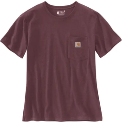 Carhartt Women's Loose Fit Heavyweight Short-Sleeve Pocket T-shirt - Blackberry Heather