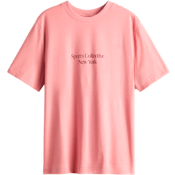 H&M Printed T-shirt - Pink/New York