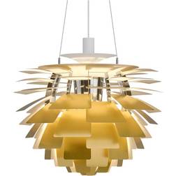 Louis Poulsen Ph Artichoke Brass/White Pendant Lamp ∅ 60cm