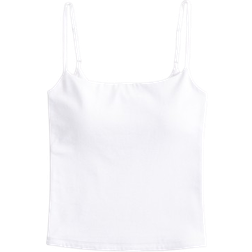Abercrombie & Fitch Bra-Free 90s Cami - White