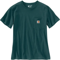 Carhartt Women's Loose Fit Heavyweight Short-Sleeve Pocket T-shirt - Greenstone