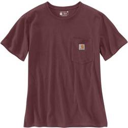 Carhartt Women's K87 Loose Fit Heavyweight Short-Sleeve Pocket T-Shirt - Red