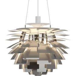 Louis Poulsen Ph Artichoke Stainless Steel/White Pendant Lamp ∅ 48cm