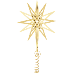 Georg Jensen Lyra Topstjerne, Medium - Guld Juletræspynt 22.5cm