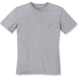Carhartt Women's Loose Fit Heavyweight Short-Sleeve Pocket T-shirt - Heather Gray