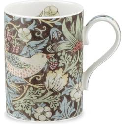 Royal Worcester Strawberry Thief Chocolate/Slate Mug 35cl