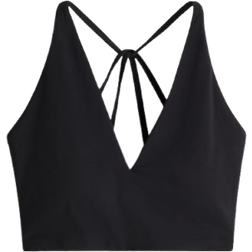 H&M Light Support Sports bra with SoftMove - Black