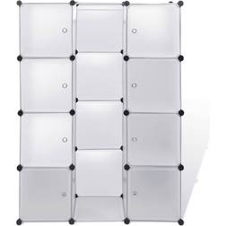 vidaXL Modular Garderob 109x143cm