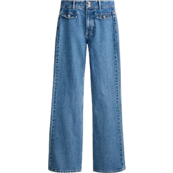 H&M Flared High Jeans - Denim Blue