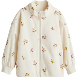 H&M Fleece Jacket - Cream/Berries (1234503014)