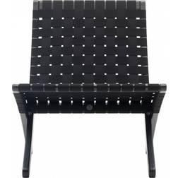 Carl Hansen & Søn MG501 Cuba Cotton Black Loungestol 76cm
