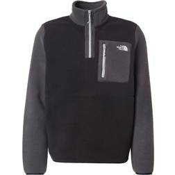 The North Face Men’s Yumiori 1/4 Zip Fleece Jacket - TNF Black Asphalt Grey/Monument Grey