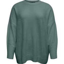 Vero Moda Vmcboom Gran Pullover Glas - Grön