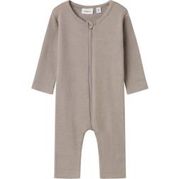 Name It Ullpyjamasdräkt Silke Rib Satellit - NbmWossa