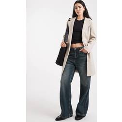 New Look Mink Unlined Tailored Coat - Neutral