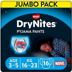 DryNites 3-5 Yrs Boys Pyjama Pants Jumbo Pack 16