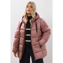 Yours Short Padded Coat Women's - Pink
