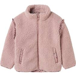 Name It Övergångsjacka NmfMinna Teddy Jakke - Violet Ice