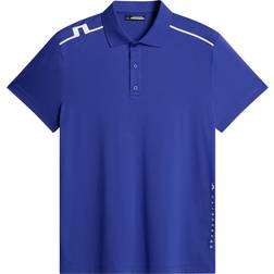J.Lindeberg Lionel Polo Golf Stretch Golf Polo Shirt - Clematis Blue