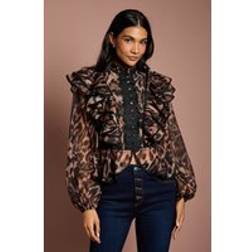Coast Leopard Blouse Womens Occasion Tops