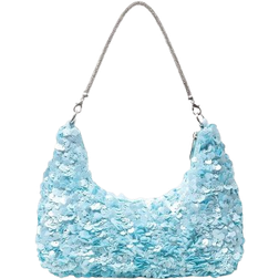 Shein Shiny Sequin Sling Bag - Blue