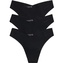 H&M Drymove Sports Thong Briefs 3-pack - Black