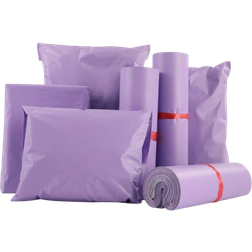 Shein 20/50/100pcs Light Purple Packaging Pouches 25x42 cm 10pcs Mauve Purple