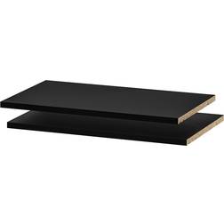 IKEA Utrusta Hyllplan Svartgrå 60x37 cm Förvaringssystem 2st