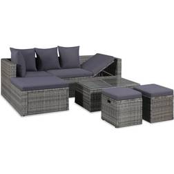 vidaXL 43956 Loungesæt, 1 borde inkl. 1 sofaer