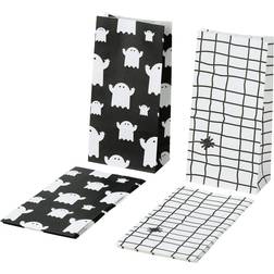 IKEA Gift Bags Kustfyr Mixed Patterns 12-pack White/Black