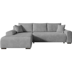 Fursell L-Form Ecksofa Nelly Hellgrau Sofa 270cm 4-Sitzer