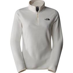 The North Face Women's Glacier 1/4 Zip Fleecesweatere grå