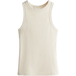 H&M Ribbed Vest Top - Cream