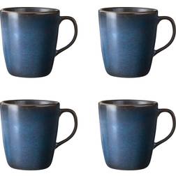 aida Raw Midnight Blue Mug 35cl 4pcs