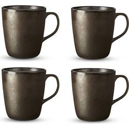 aida Raw Metallic Brown Mug 35cl 4pcs