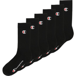 Champion Breathable Crew Socks 6-pack - Black