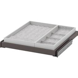 IKEA Komplement Dark Gray/Light Gray Storage System