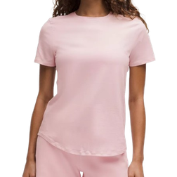 Lululemon Love T-Shirt Mit Rundhalsausschnitt Füßen - Blissful Pink