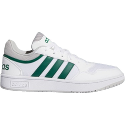 adidas Hoops 3.0 - Cloud White/Collegiate Green/Grey Two