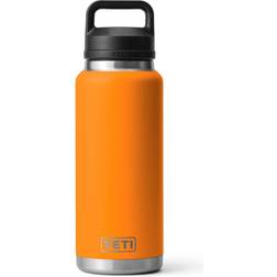 Yeti Rambler with Chug Cap King Crab Orange Bottle Cooler